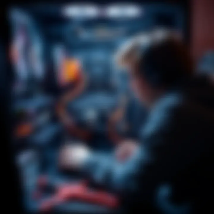 DIY HTPC Case Building A person working on building an HTPC case, showing metal parts and tools scattered around.