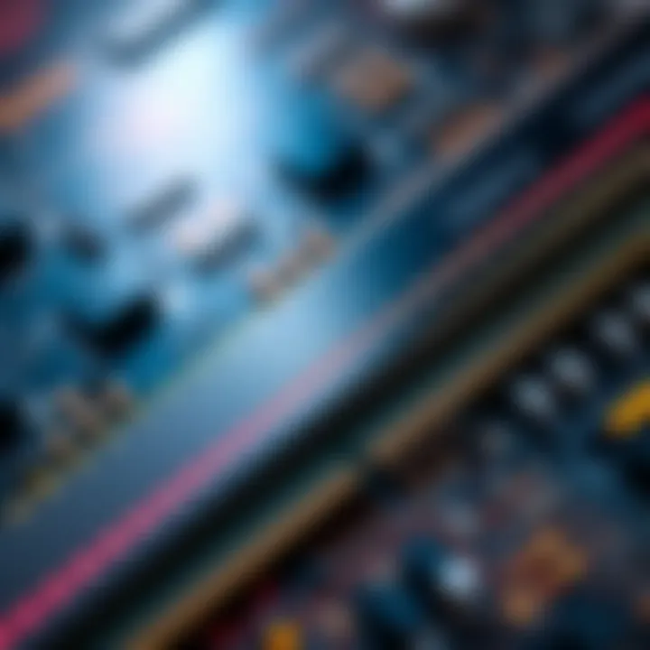 A close-up view of a new HUDIMM DDR5 memory module showcasing its sleek design and technical specifications