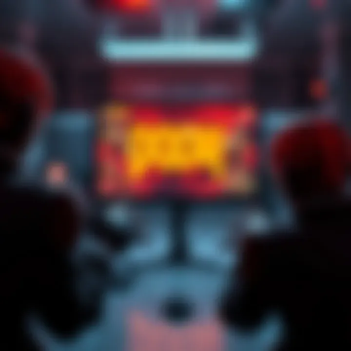 Human brain cells playing DOOM Human brain cells depicted in a lab setting playing the video game DOOM on a screen