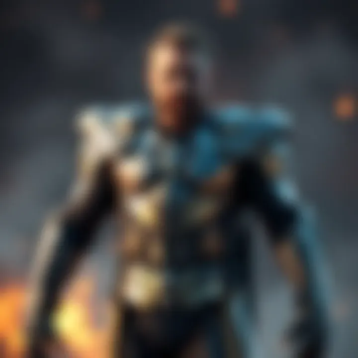 Human wearing Mjolnir armor A human in Mjolnir armor, showcasing a futuristic and bulky design, standing confidently