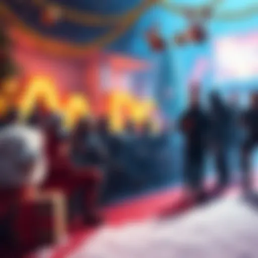 A festive scene featuring game characters and references to Ready Player One, celebrating Humble Bundle's 15 years in gaming.