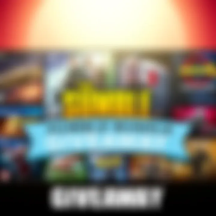 Graphic showing nine game covers including Bioshock Infinite and Borderlands 3 with a giveaway banner