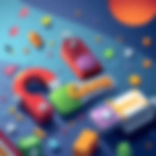 Colorful illustration showing game keys with humorous magnets, promoting a giveaway on a fun background
