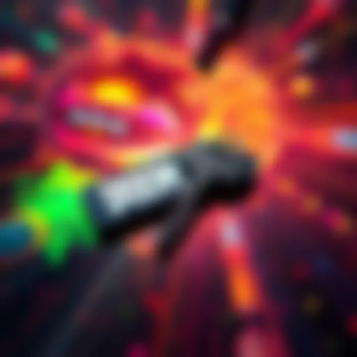 Two Humble Bundle keys for Doom Eternal and Borderlands 3 on a colorful background