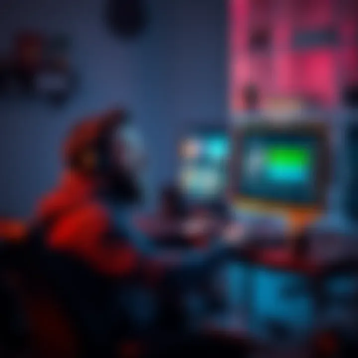 A person sitting at a computer, managing game keys from Humble Bundle and entering them into Steam, looking relieved with automated tools on the screen.