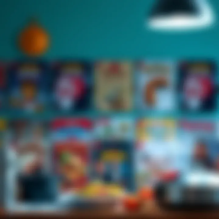A colorful display of game titles available in the Humble Choice June giveaway, featuring a playful cooking theme.