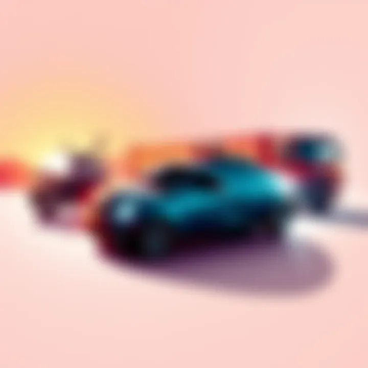 Hunk's Vehicle Choice A collage of a car, bike, and truck representing Hunk's potential vehicle options.