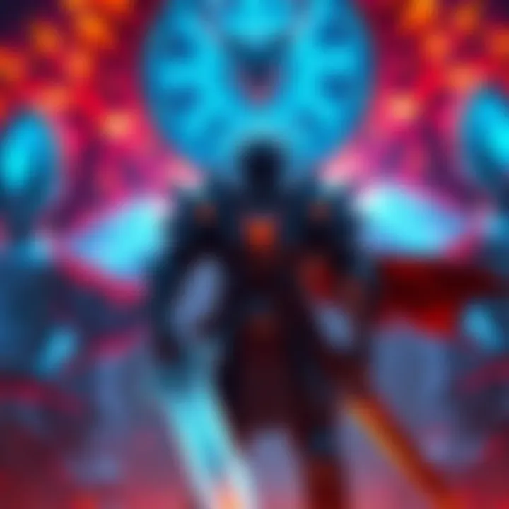 A Monster Hunter character in strong armor preparing for battle against Fatalis, showcasing fire resistance gear with a Greatsword in hand.