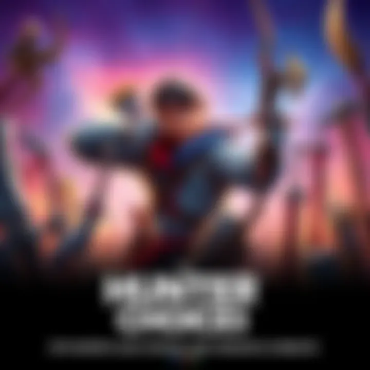 A hunter character aiming with a bow, surrounded by various weapons and gear, showcasing subclass options in a vibrant setting