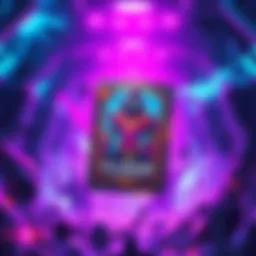 The new Hunter Legendary card R4T-C4TCH3R featured in a vibrant card reveal stream setting.