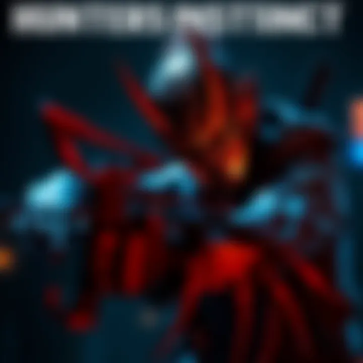 Hunters Instinct in Night Fight Character using Hunters Instinct ability to fight MSK in a dark setting, focusing on its damage against the horns.