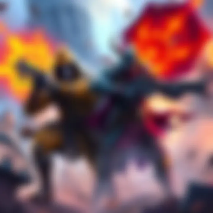 Hunters and Warlocks in Action Two characters representing Hunters and Warlocks, showcasing their unique abilities in a vibrant game environment.