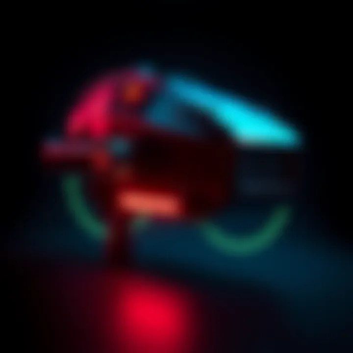 A futuristic tracking device designed to stalk targets, resembling concepts from Black Mirror's 'Metal Head', set against a dark background.