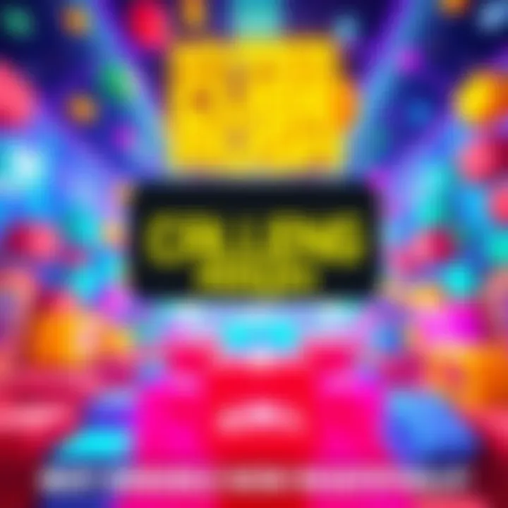 A vibrant game scene featuring colorful cubes and dynamic challenges from Hyper Cube Rush