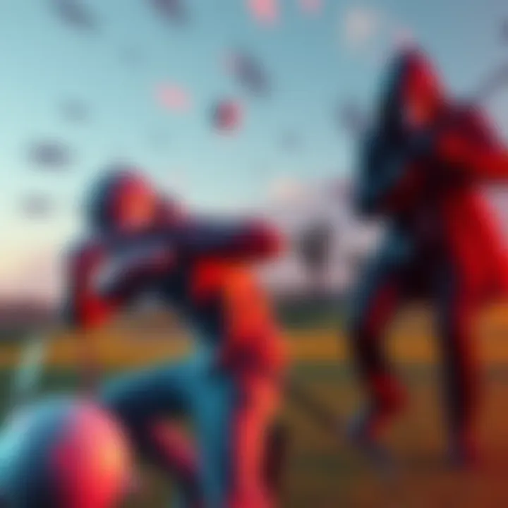 Golfer HypnoShark during robbery HypnoShark playing golf while a robber approaches