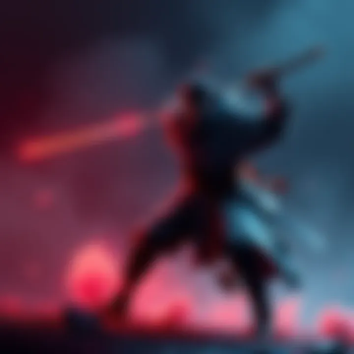 A player executing Iai Slash with a longsword, showcasing the precise timing and stance required for the move.