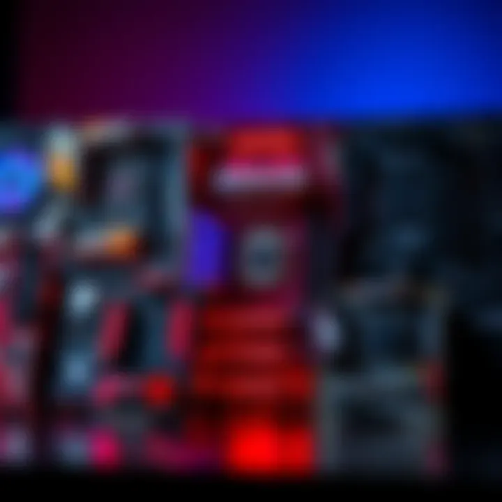A collection of well-known motherboards displayed together, showcasing their unique designs and features, ideal for enthusiasts and wood carving projects.