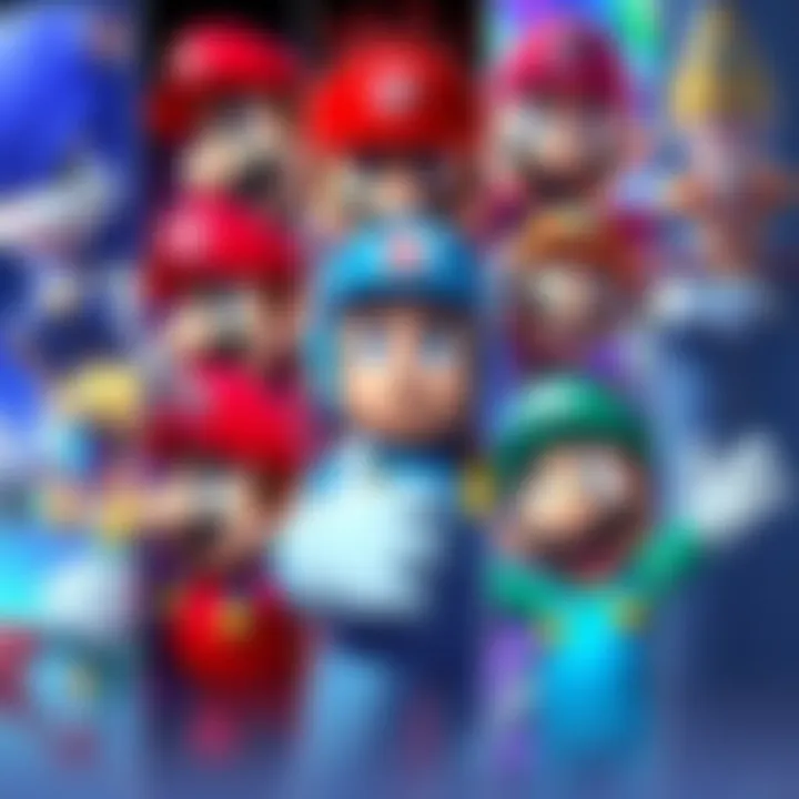 A collage of classic video game characters from various franchises, showcasing their unique designs and styles, highlighting the nostalgia for these games.