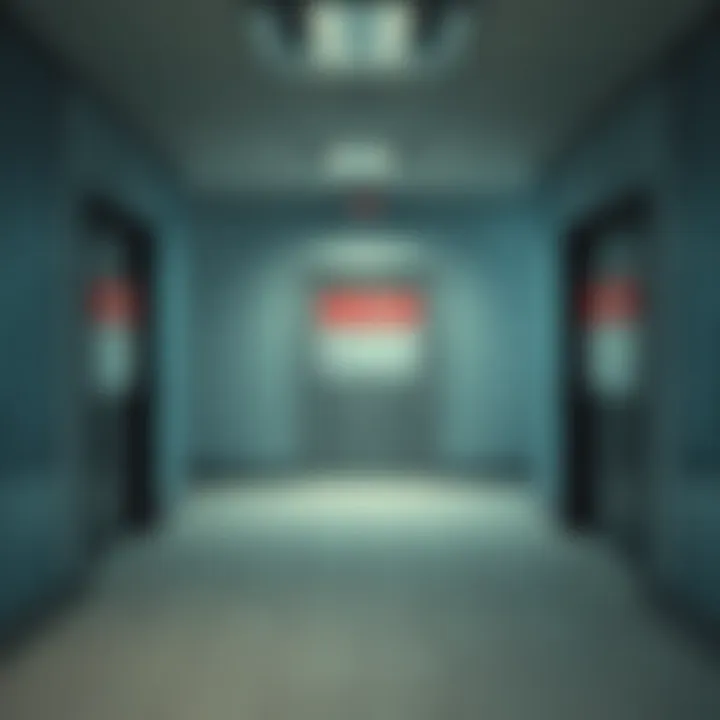 id Software Office with Closed Signs Closed signs on doors of id Software office after employee layoffs