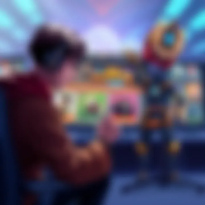 A player strategizing in the Idle Champions game with various champions on screen and weekly challenges visible.