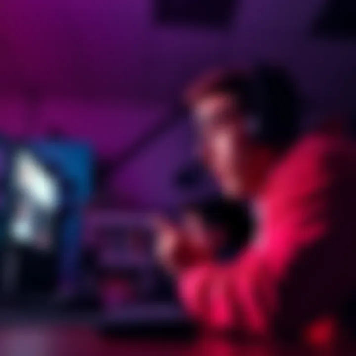 Vtuber iDubbbz on stream, addressing serious accusations against Ethan, with a tense atmosphere.