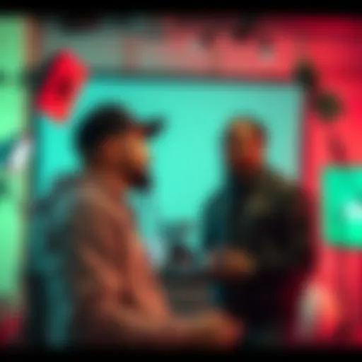 Idubbzz discussing his ongoing lawsuit with Ethan Klein in a video setting
