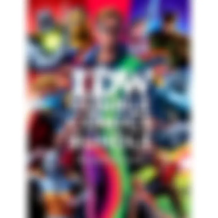 A colorful cover showcasing various IDW comic book characters and art styles from the latest Humble Comics Bundle.