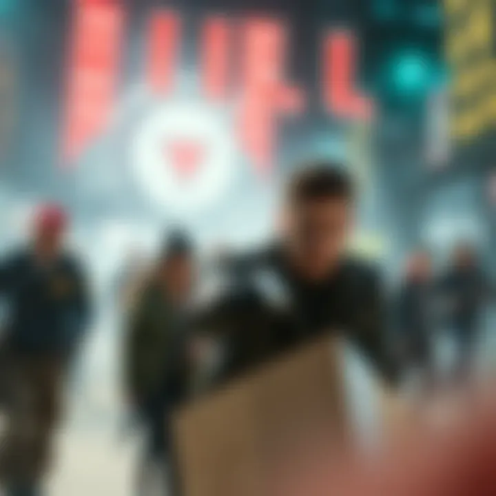 A scene from the ILL official trailer showcasing key characters and action sequences.