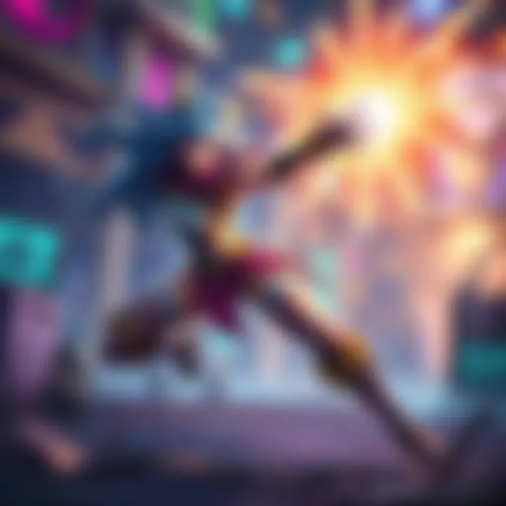 Illari in action Illari showcasing her mobility and healing powers in a vibrant gaming environment