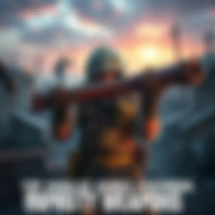 Improvised weapons in a game setting A character holding a rusty pipe and wearing scrap armor in a post-apocalyptic environment