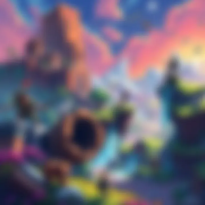 A colorful scene showcasing various indie game characters and landscapes, featuring unique art styles and themes, inviting gamers to explore new adventures.