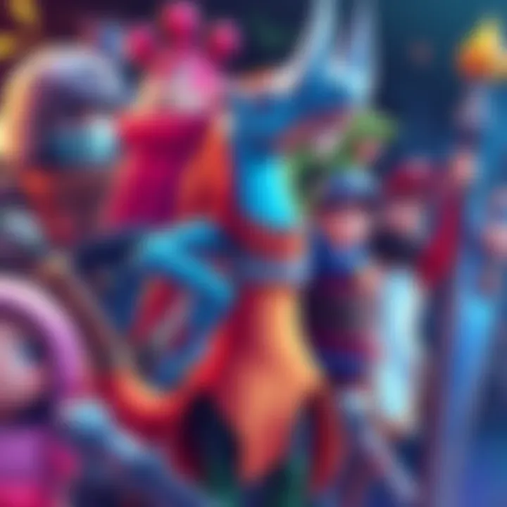 A collage of colorful indie game characters showcasing unique art styles from various lesser-known games