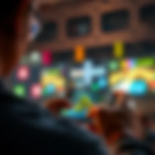 A person scrolling through indie game options on an iPhone, looking for new games to play