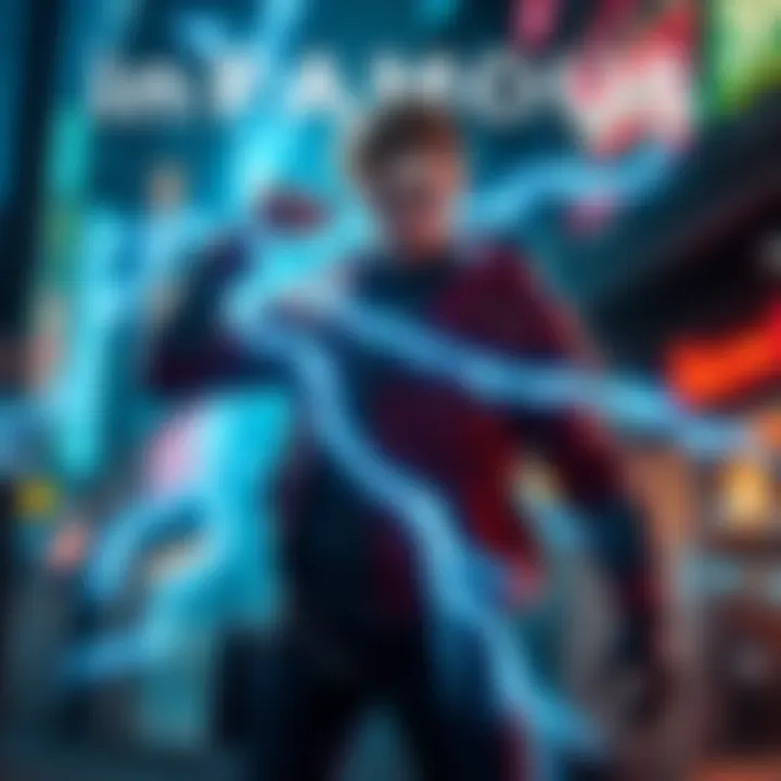 Cover art showing the character Cole MacGrath with electricity powers in an urban setting