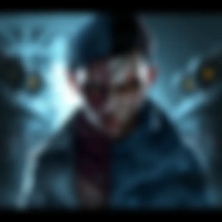 Fan artwork showing Delsin and a new character side by side, representing the debate over character preferences for the new Infamous game