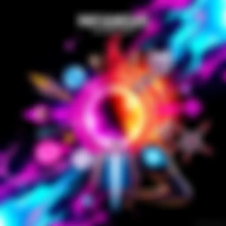 Colorful graphic showcasing various superpower symbols for Infamous Second Son