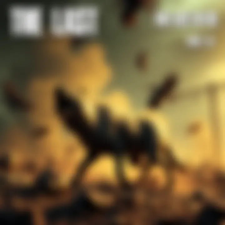 A scene showing a wild, infected animal in a post-apocalyptic setting, hinting at danger and suspense in The Last of Us Part III.