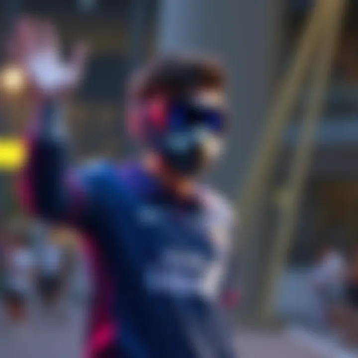 InfektedOW in Team Liquid jersey, waving goodbye to fans and teammates, symbolizing transition to Restricted Free Agent