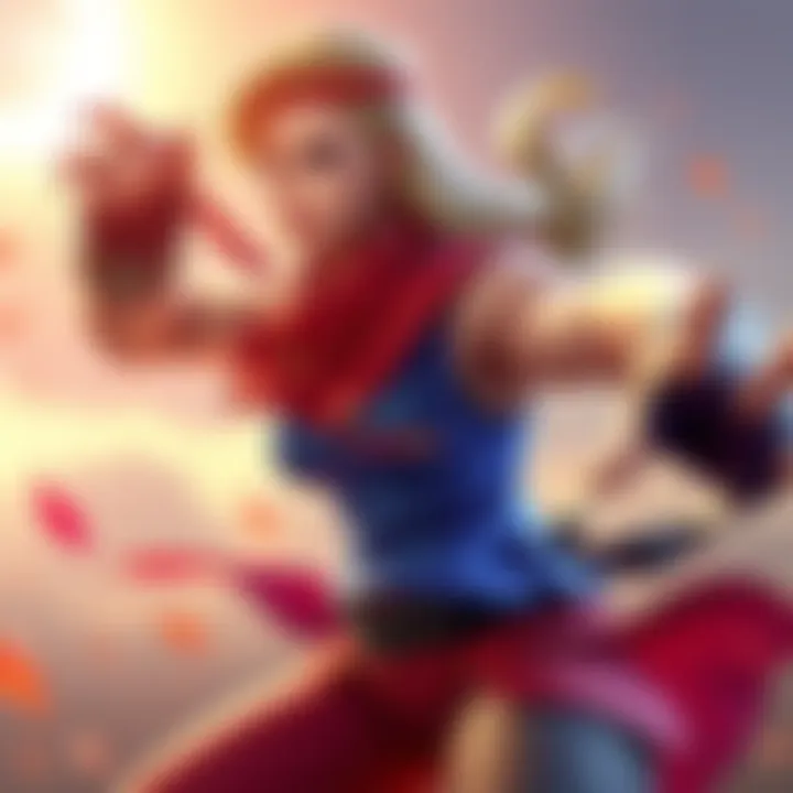 Ingrid showcasing her moves in Street Fighter 6 with vibrant visuals and dynamic combat