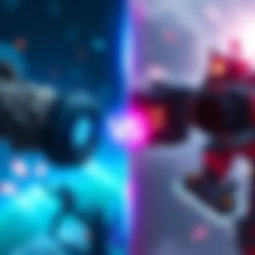 Side-by-side visuals of Inscryption and Signalis gameplay showcasing their unique styles and themes