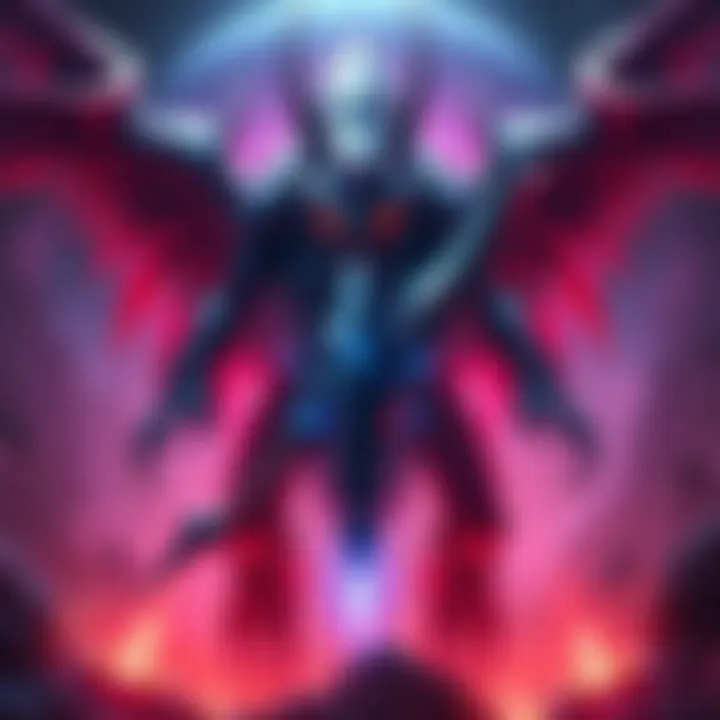 Strategic insect glaive build displayed against an epic monster backdrop