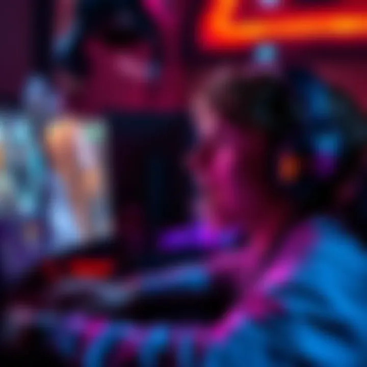 A gamer is excitedly looking at a screen displaying Intel master keys for Nightingale and Total War: Warhammer III.