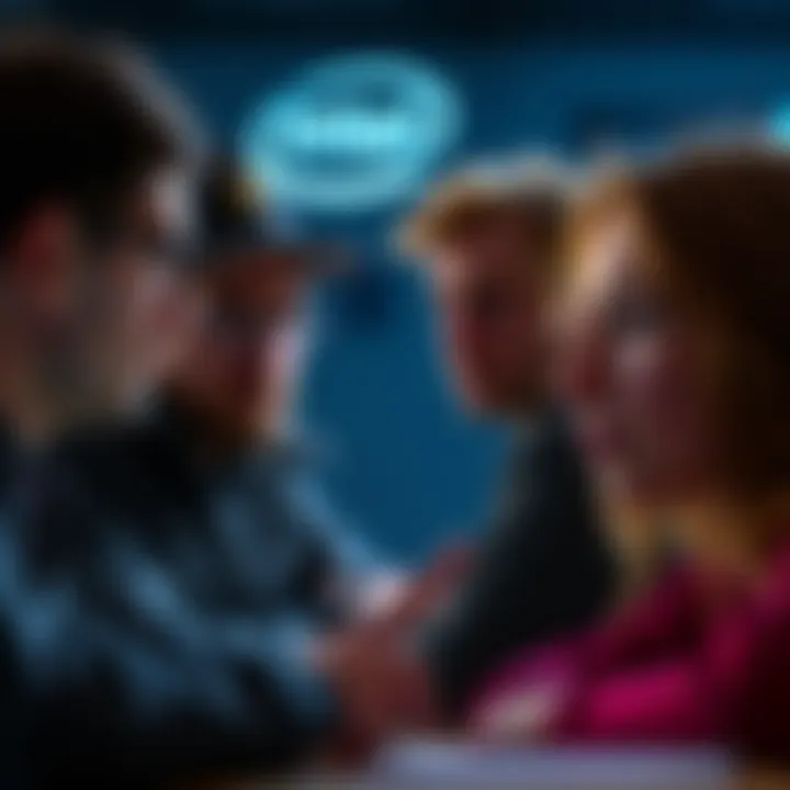 A worried group of Intel users discussing concerns about product safety after the company's decision to skip warnings.