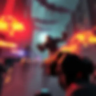 A player fights a swarm of enemies in the Serious Uncle Sam level of NecroVisioN, showcasing action and skill in a frantic setting