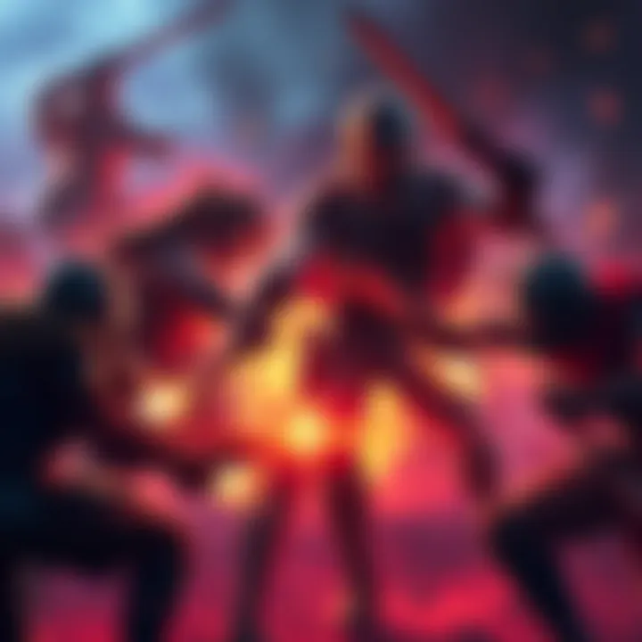 Players engaged in fierce action during Chapter 7 Season 2: Showdown, featuring dramatic combat and new challenges.