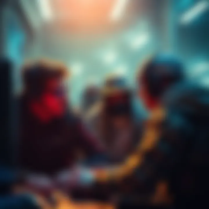 One player questioning another during a heated gaming session after a rescue attempt.
