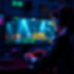 A gamer focused on the screen, showing a clock indicating 3 PM while the game displays increasing difficulty levels