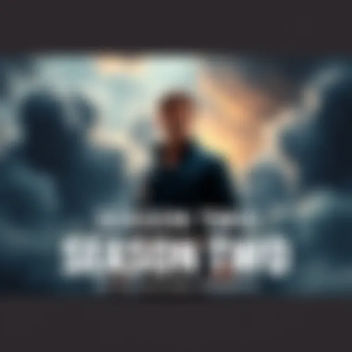 A character stands confidently facing a storm, with a determined look amidst dark clouds representing tension and challenges ahead.