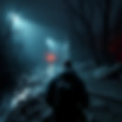 Intense Survival in Stalker 2 A player navigating a dark, eerie environment in Stalker 2, showcasing survival elements and tension.