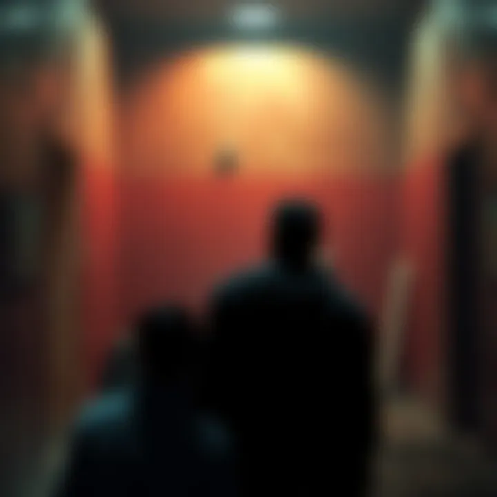 A tense interrogation room in the game P3 with a central character facing an authority figure, highlighting the emotional intensity of the scene.